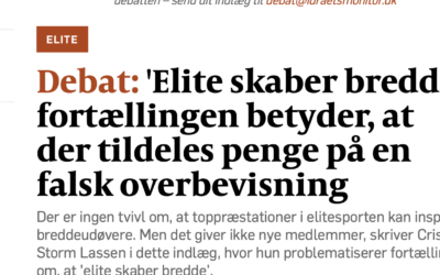 “Elite skaber bredde”- fortællingen